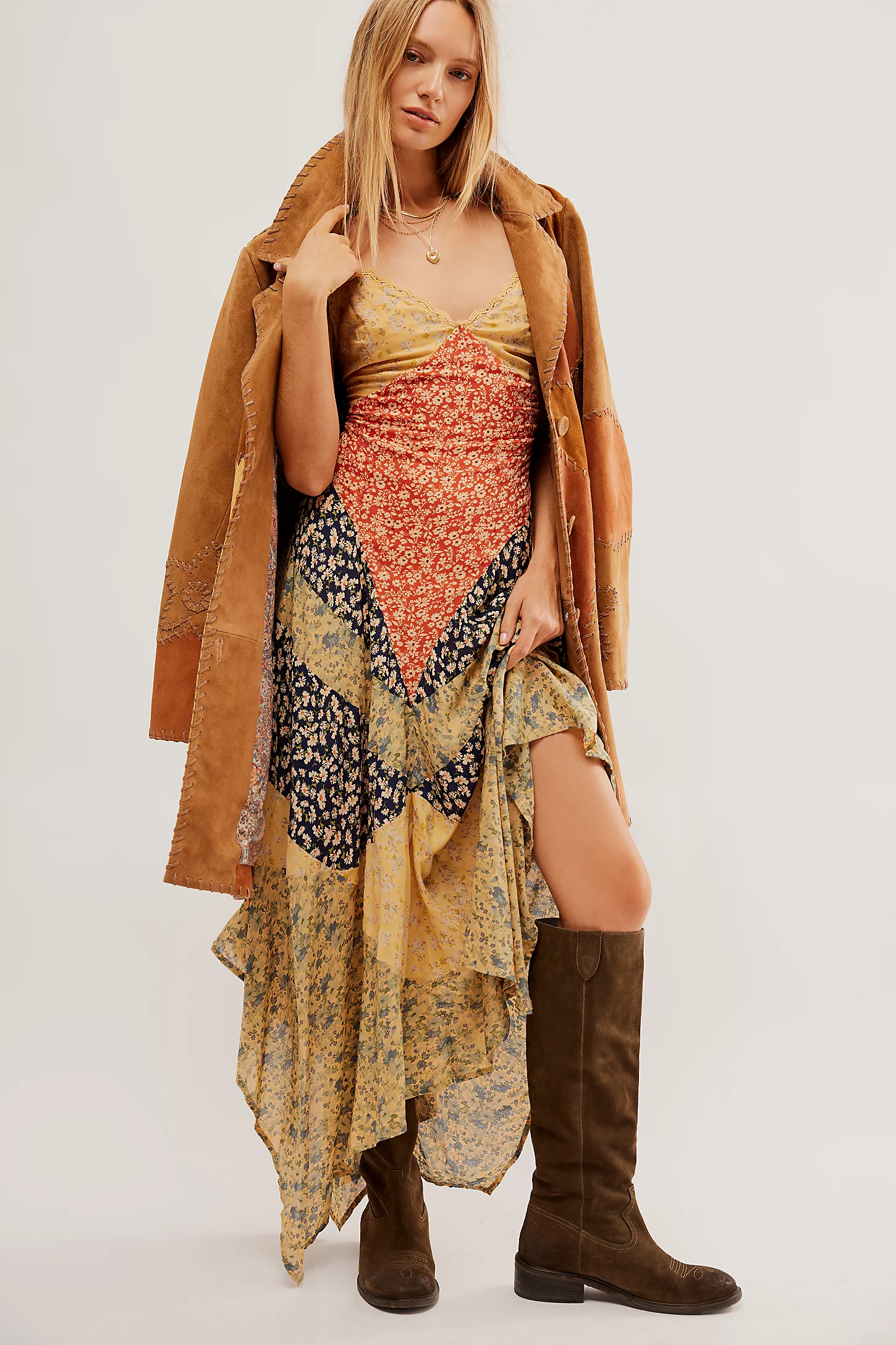 Caye™ - Robe longue à fleurs