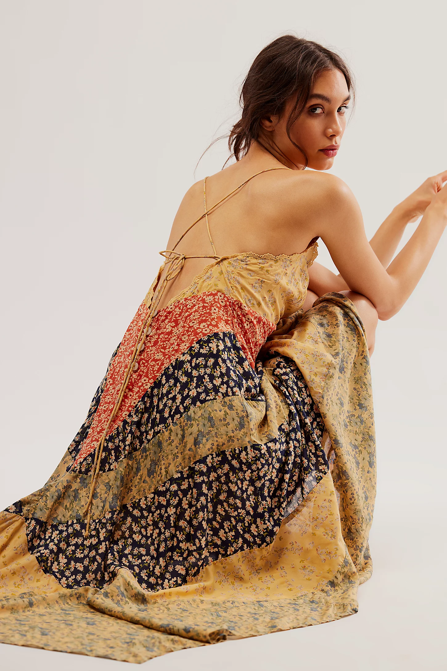 Caye™ - Robe longue à fleurs