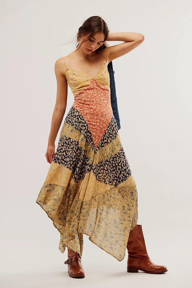 Caye™ - Robe longue à fleurs
