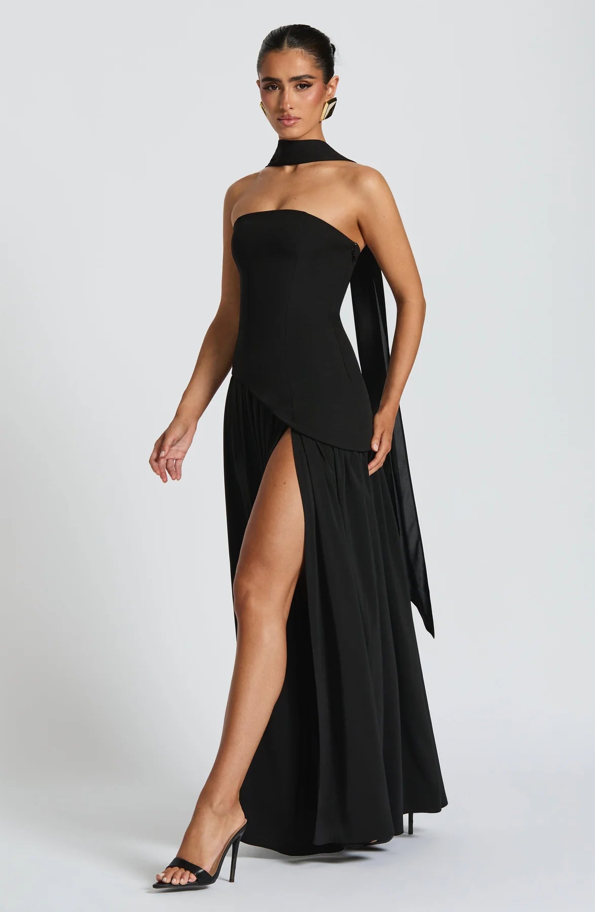 Caye™ - Robe Longue Maliyah – Rose Poudré