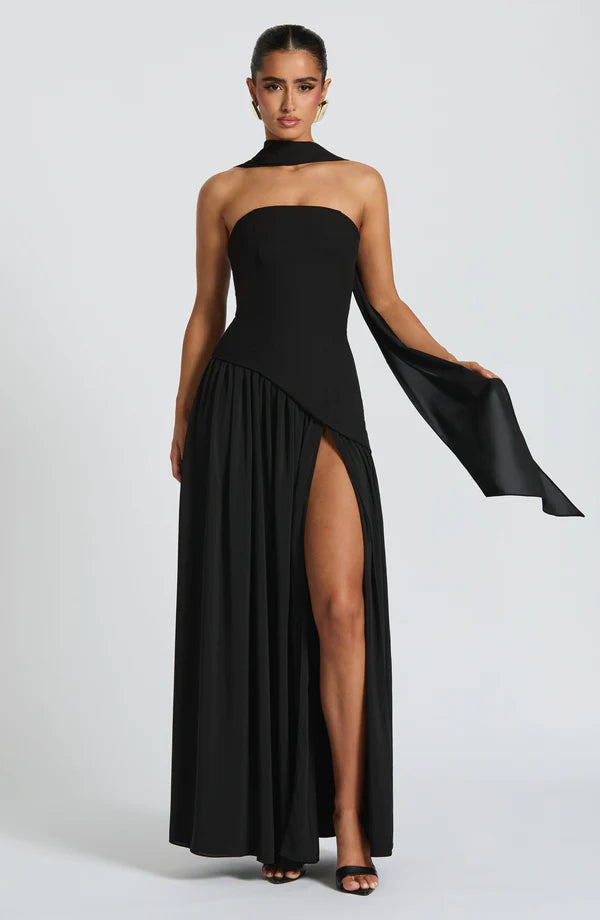 Caye™ - Robe Longue Maliyah – Rose Poudré