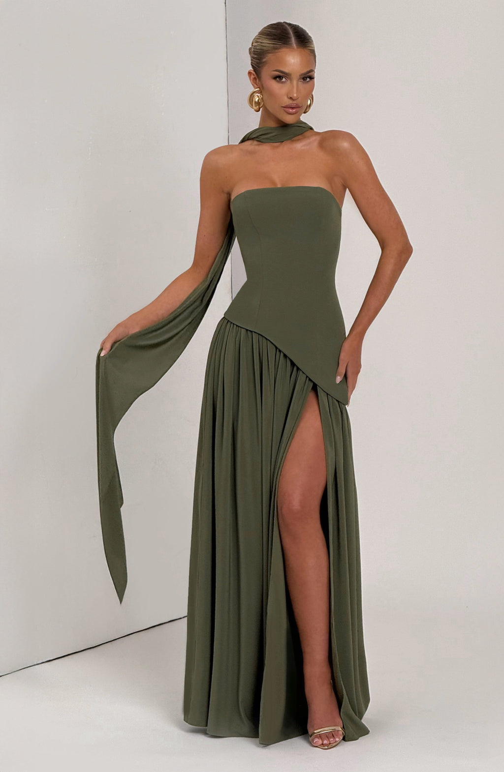 Caye™ - Robe Longue Maliyah – Rose Poudré